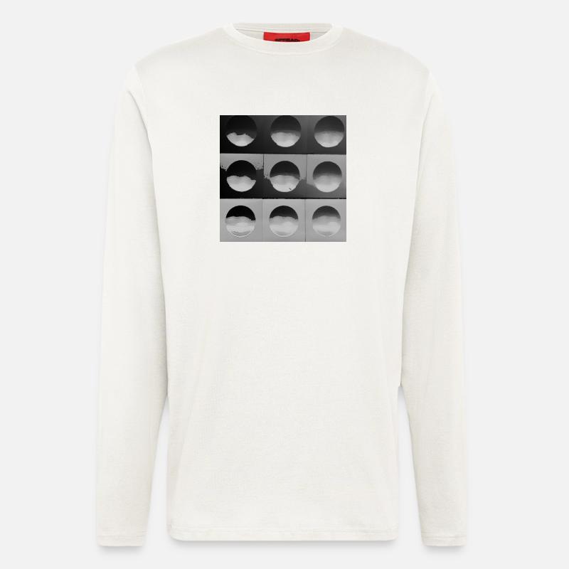 Graue Kugeln - Langarmshirt - made by SPREAD  - OFF WHITE
