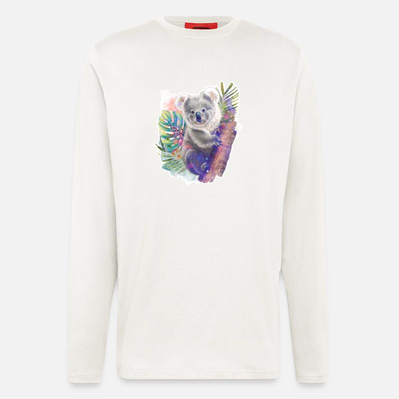 Koala | Koala Bär - Langarmshirt - made by SPREAD  - OFF WHITE