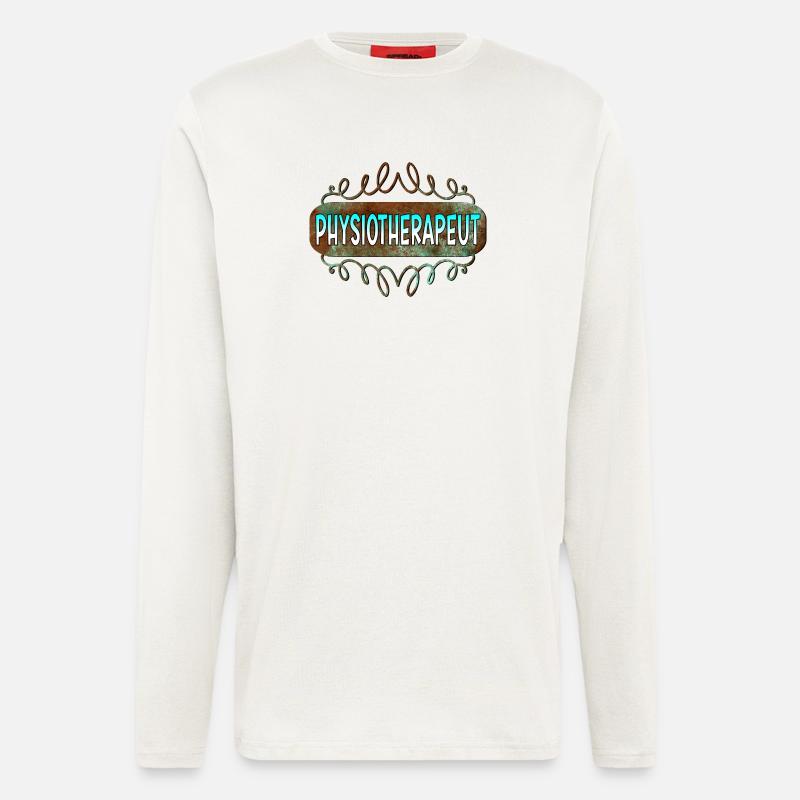 Physiotherapeut - Langarmshirt - made by SPREAD  - OFF WHITE