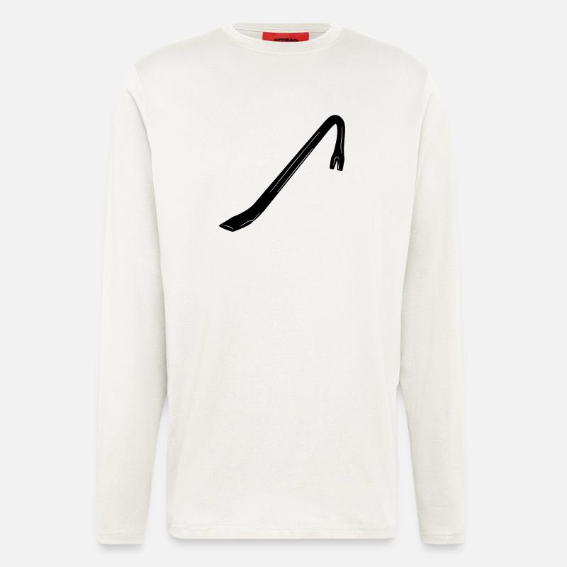 Brechstange eine Brechstange - Langarmshirt - made by SPREAD  - OFF WHITE