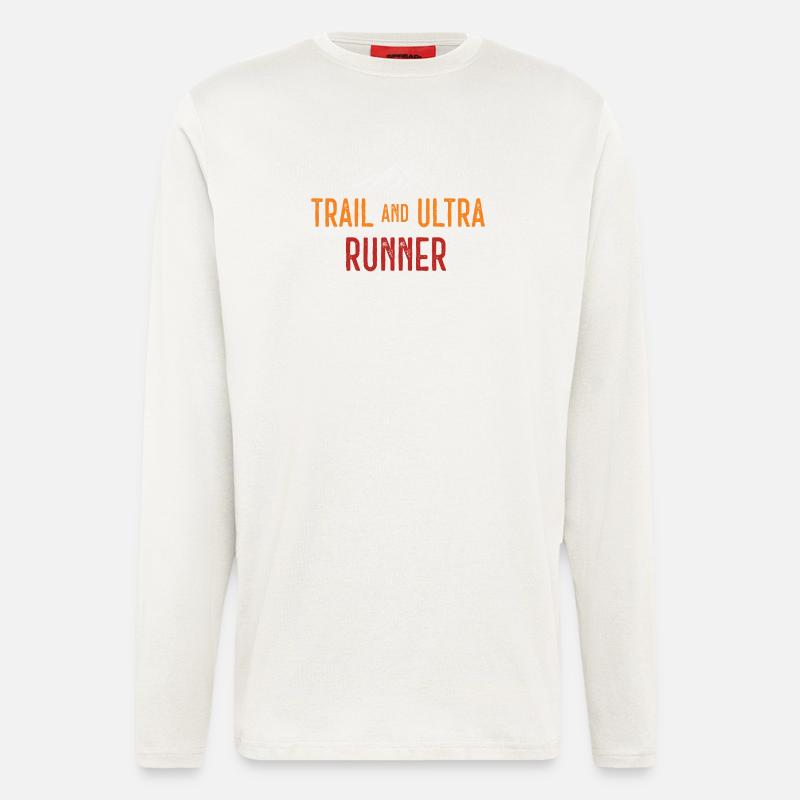 Trail und Ultra Runner - Langarmshirt - made by SPREAD - OFF WHITE
