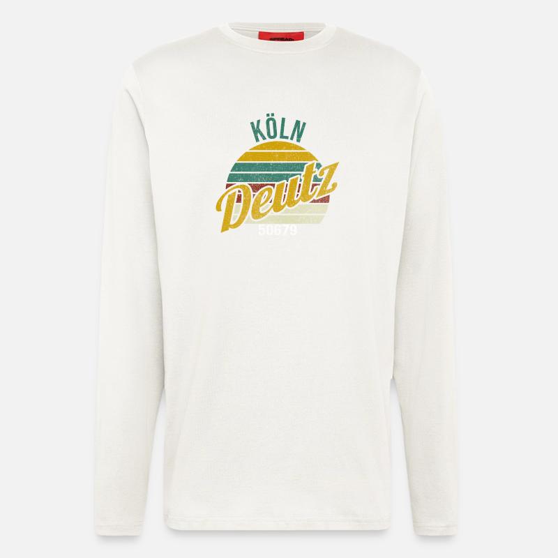 Kölsche Veedel - Köln-Deutz - Langarmshirt - made by SPREAD  - OFF WHITE