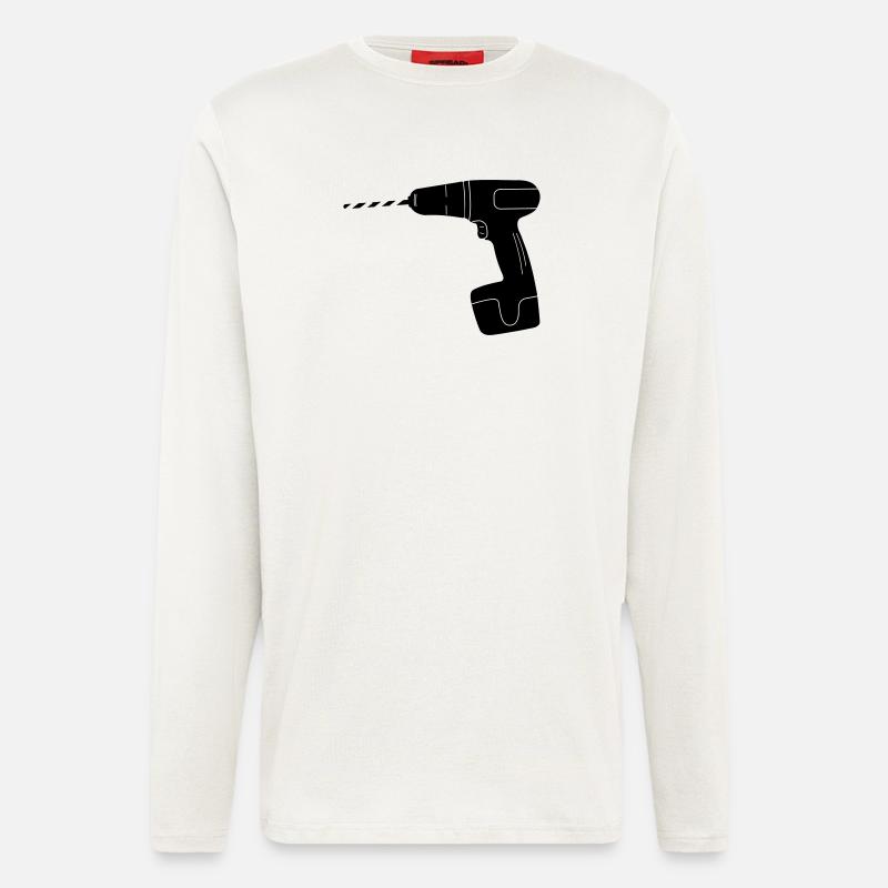 Tool drill logo - Longsleeve - made by SPREAD  - OFF WHITE