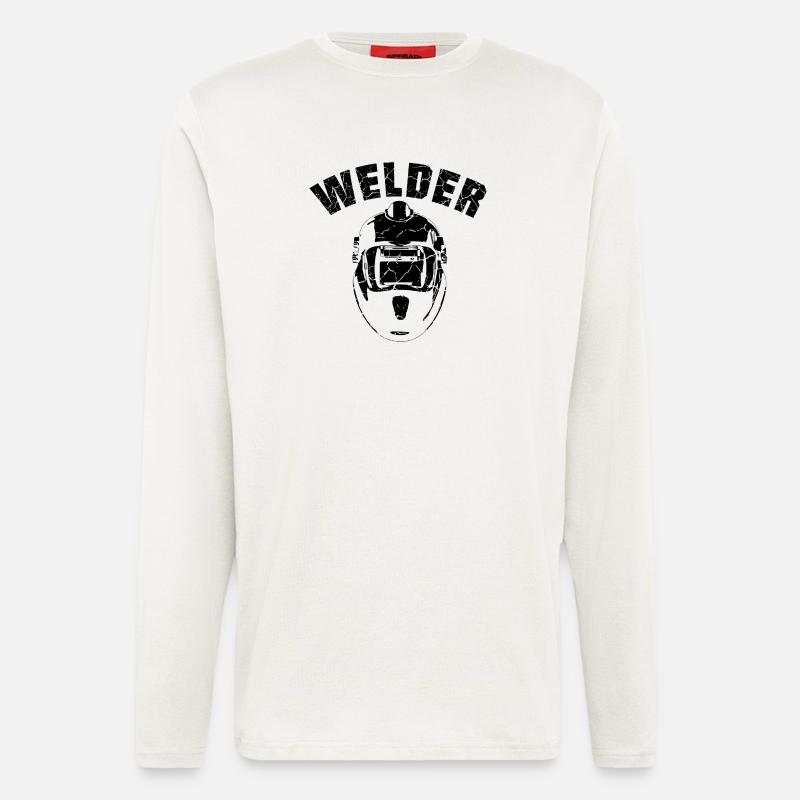 Welder Team schwarz - Langarmshirt - made by SPREAD  - OFF WHITE
