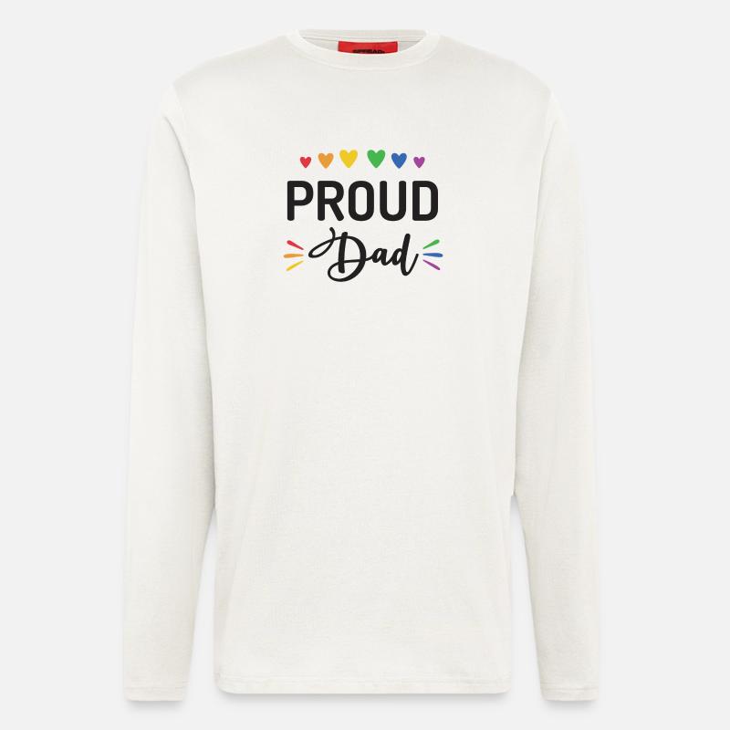 Stolzer Papa - Langarmshirt - made by SPREAD  - OFF WHITE