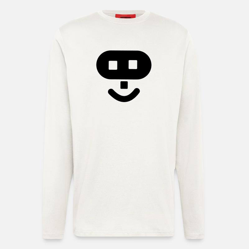 Hacker-Logo - Langarmshirt - made by SPREAD  - OFF WHITE