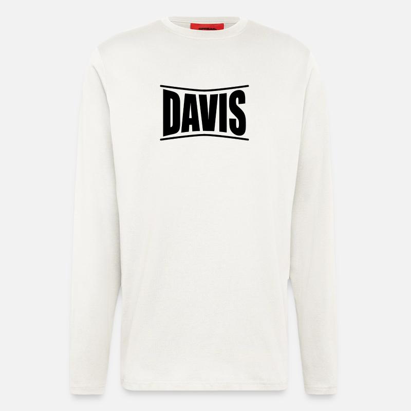 Davis T-Shirt Geschenkidee - Langarmshirt - made by SPREAD  - OFF WHITE