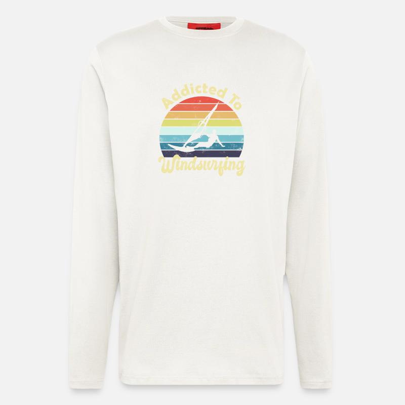 Windsurfing Windsurfer - Longsleeve - made by SPREAD  - OFF WHITE