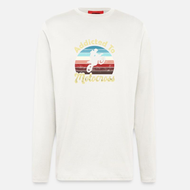 Motocross - Langarmshirt - made by SPREAD  - OFF WHITE