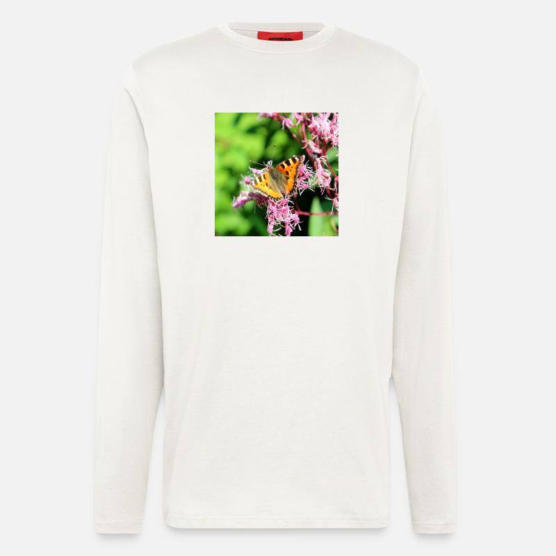 Schmetterlinge - Langarmshirt - made by SPREAD  - OFF WHITE