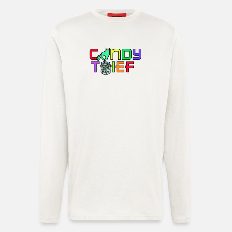 Sweet Candy Candy Dessert Statement - Longsleeve - made by SPREAD  - OFF WHITE