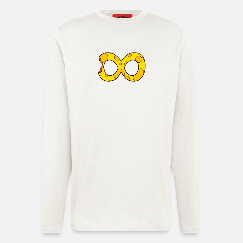 Käse Unendlich - Langarmshirt - made by SPREAD  - OFF WHITE