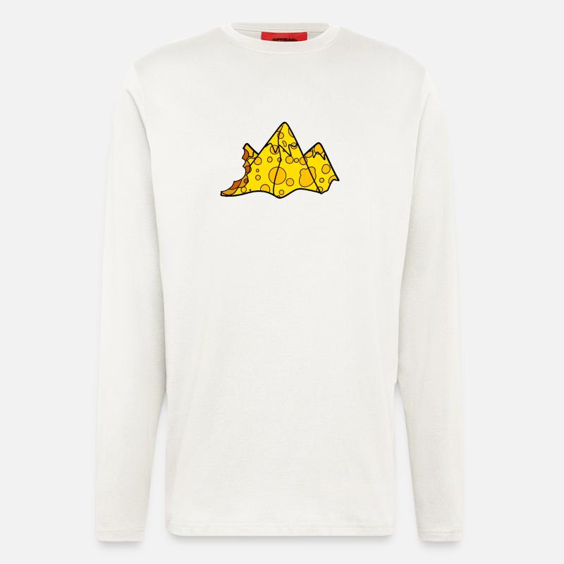 Käse Berg - Langarmshirt - made by SPREAD - OFF WHITE