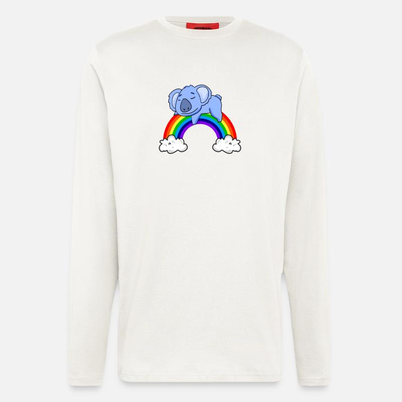 Rainbow Koala - Longsleeve - made by SPREAD  - OFF WHITE