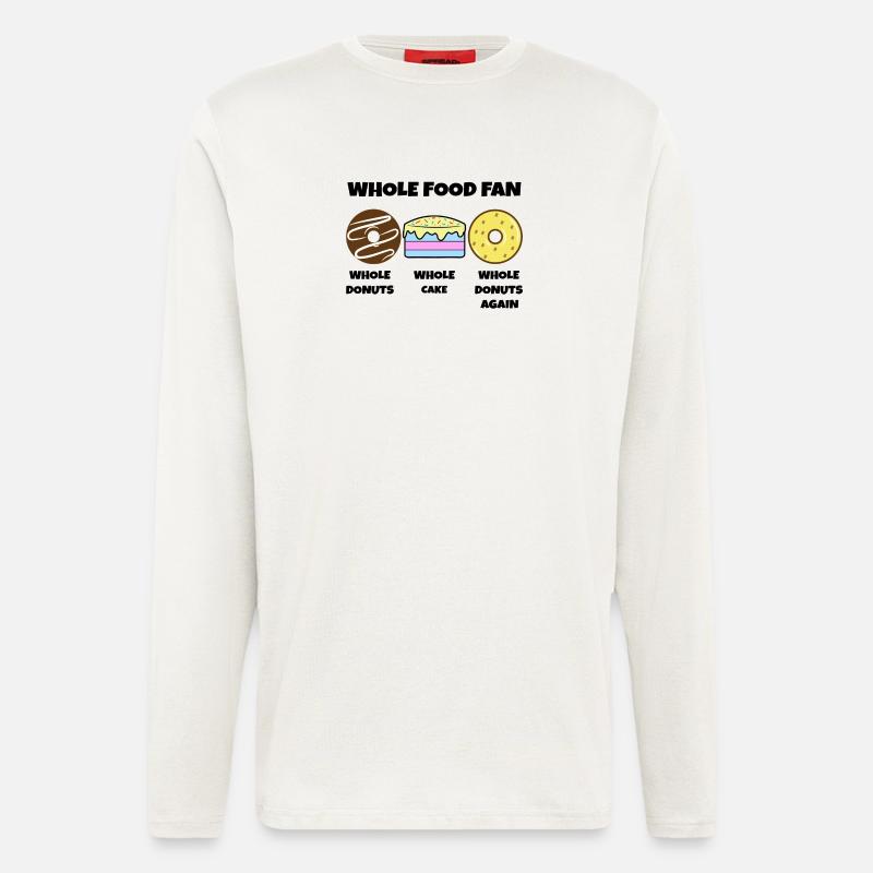 Donut Statement Sweets Cake Dessert - Longsleeve - made by SPREAD  - OFF WHITE