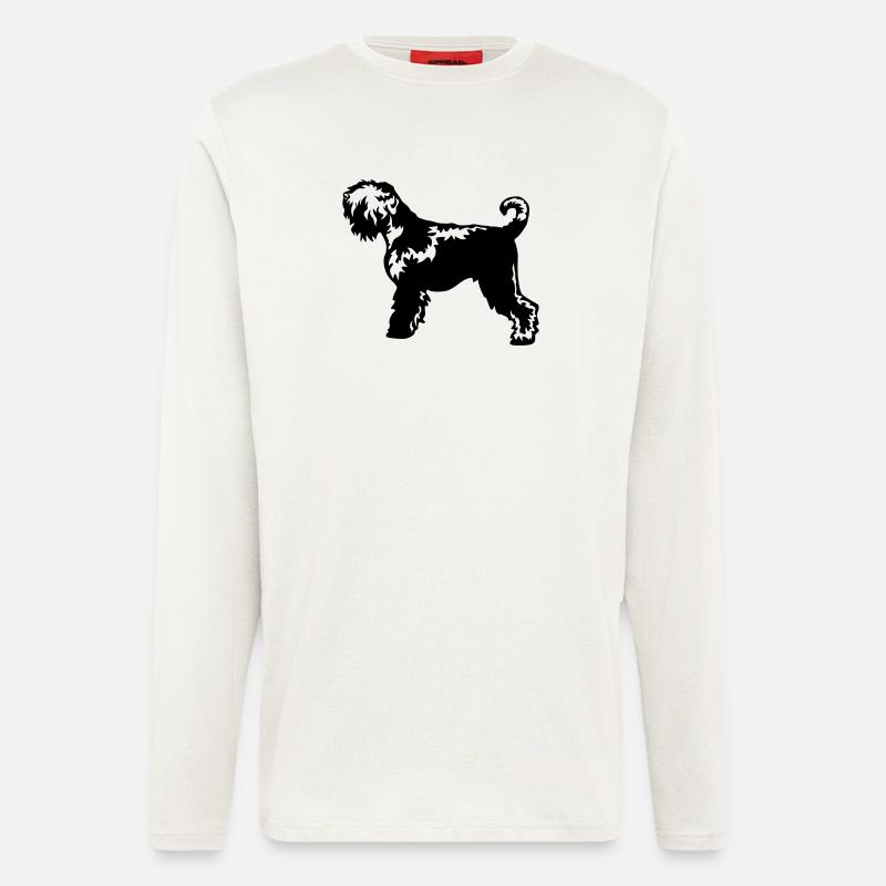 Russischer Terrier - Langarmshirt - made by SPREAD  - OFF WHITE
