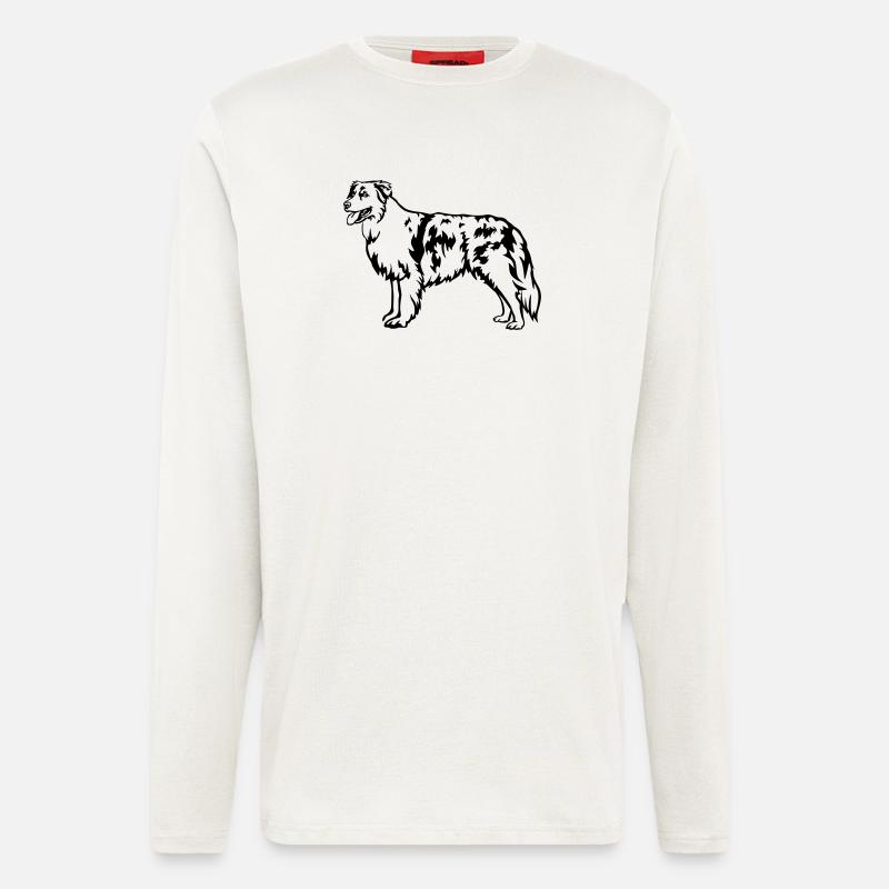 Australian Shepherd - Longsleeve - made by SPREAD  - OFF WHITE