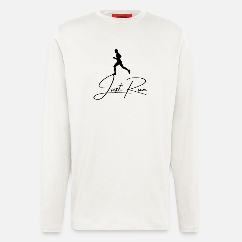 Lauf einfach - Langarmshirt - made by SPREAD  - OFF WHITE