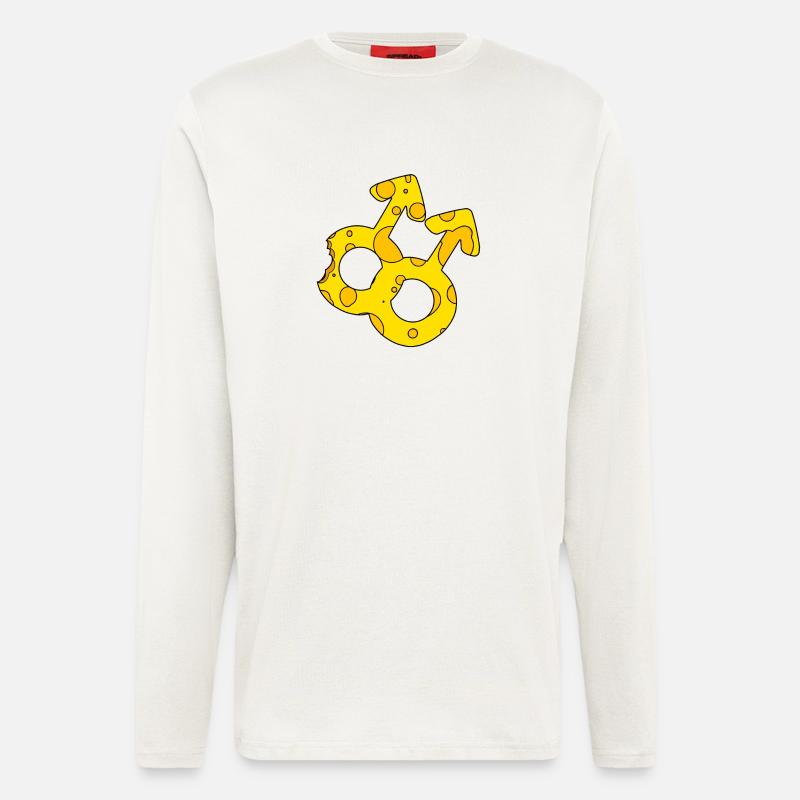 Double Mars symbol - Longsleeve - made by SPREAD  - OFF WHITE