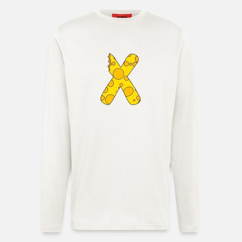 Buchstabe X - Langarmshirt - made by SPREAD  - OFF WHITE