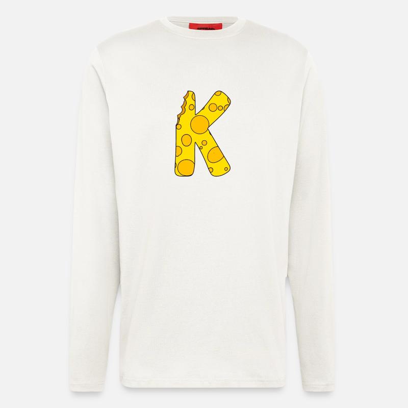 Letter K - Longsleeve - made by SPREAD  - OFF WHITE