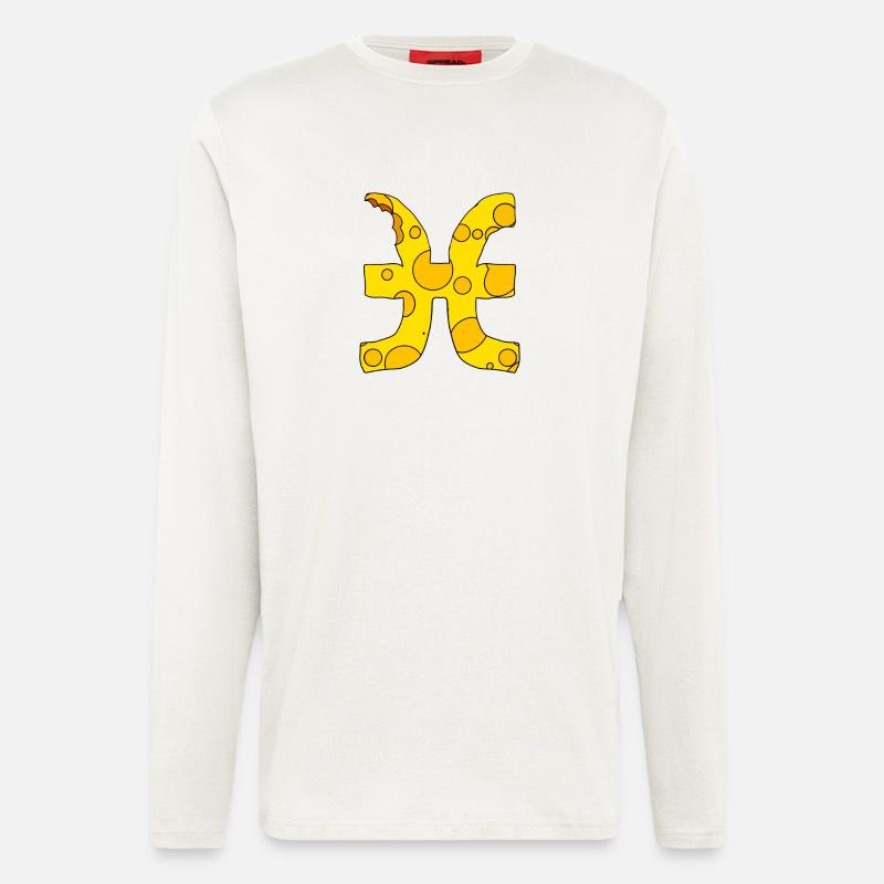 Sternzeichen Fische - Langarmshirt - made by SPREAD - OFF WHITE
