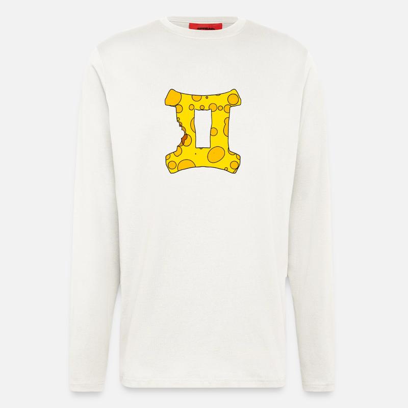 Sternzeichen Zwillinge - Langarmshirt - made by SPREAD  - OFF WHITE