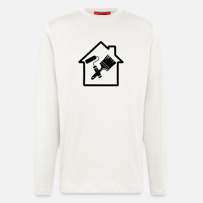 Anstreicher - Langarmshirt - made by SPREAD  - OFF WHITE