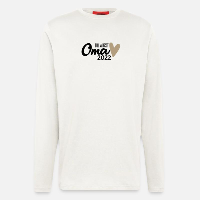 Oma 2022 - Werdende Oma 2022 - Langarmshirt - made by SPREAD  - OFF WHITE