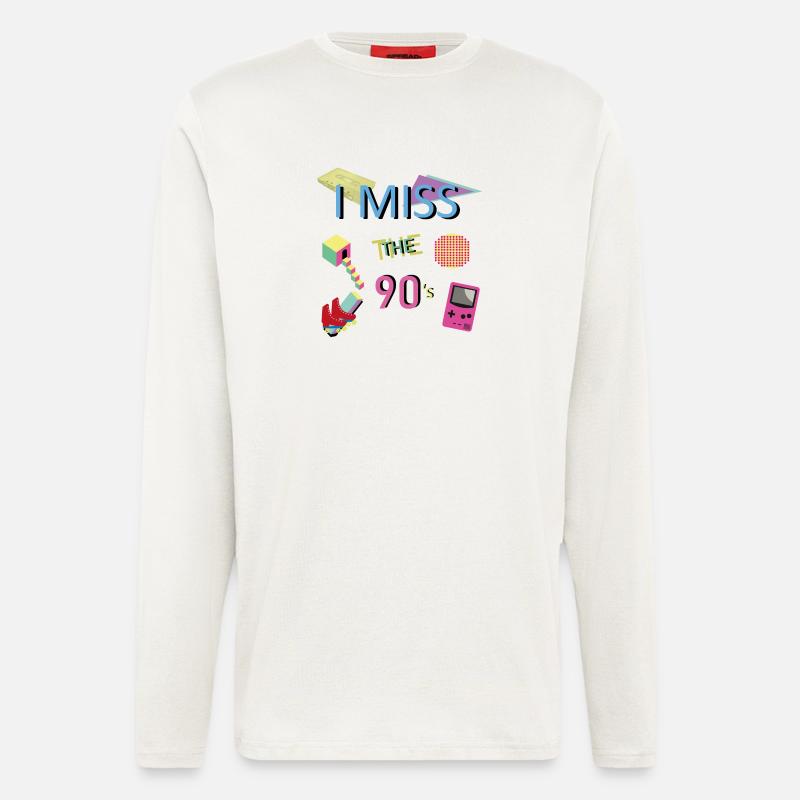 Nostalgic 90s theme - Longsleeve - made by SPREAD  - OFF WHITE