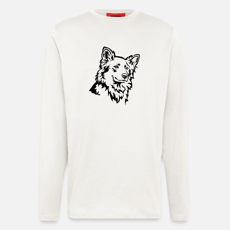 Harzer Fuchs Head - Longsleeve - made by SPREAD  - OFF WHITE