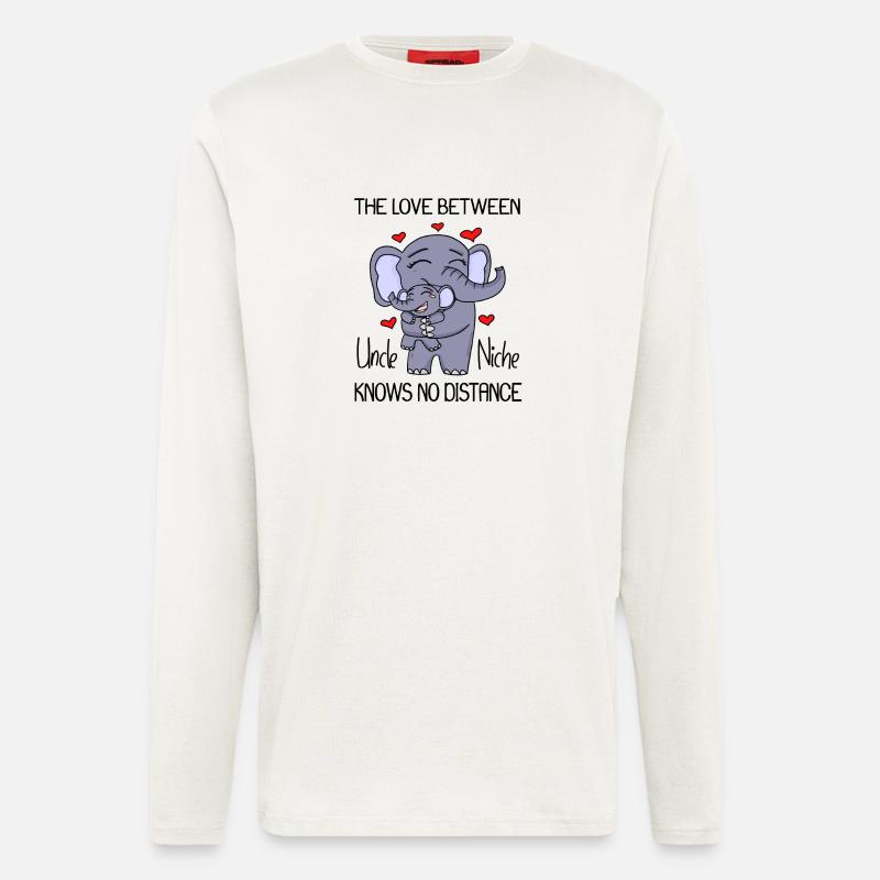 Love between uncle and niece - Longsleeve - made by SPREAD - OFF WHITE