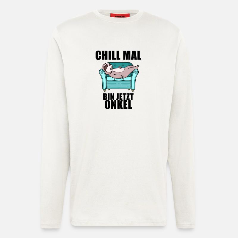 Onkel - Onkel werden - Langarmshirt - made by SPREAD  - OFF WHITE