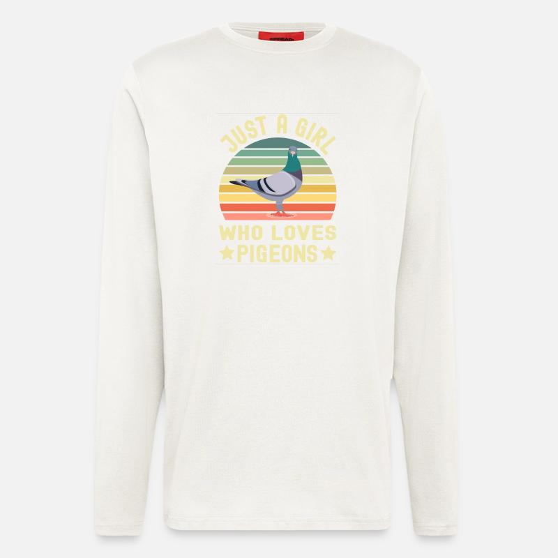 Taube Tauben - Langarmshirt - made by SPREAD  - OFF WHITE