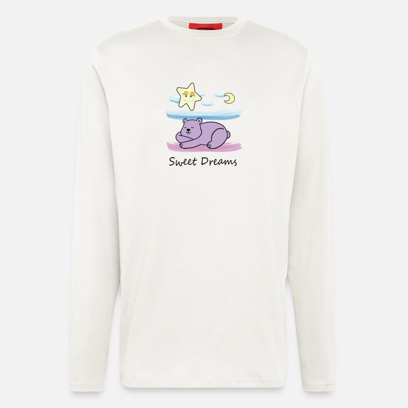 Süßer Teddybär - Langarmshirt - made by SPREAD  - OFF WHITE