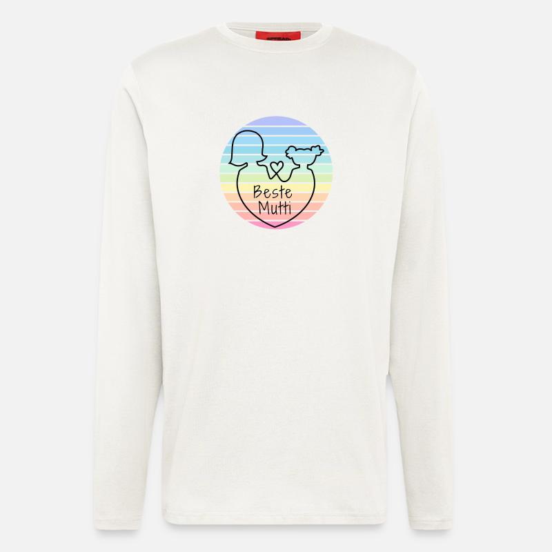 "Beste Mutti" | Geschenke für Mama | Muttertag - Langarmshirt - made by SPREAD  - OFF WHITE