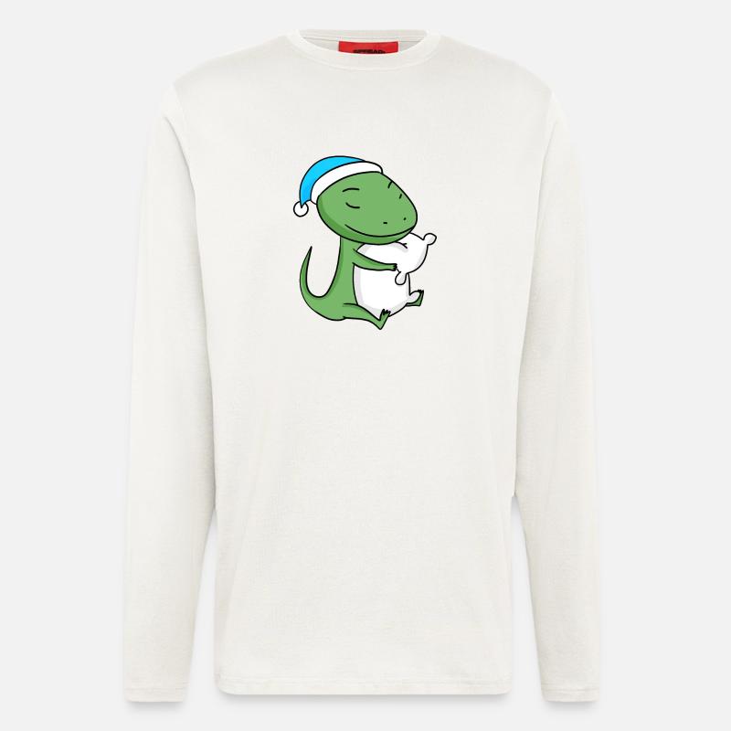 Lizard with pillow and sleepyhead - Longsleeve - made by SPREAD  - OFF WHITE