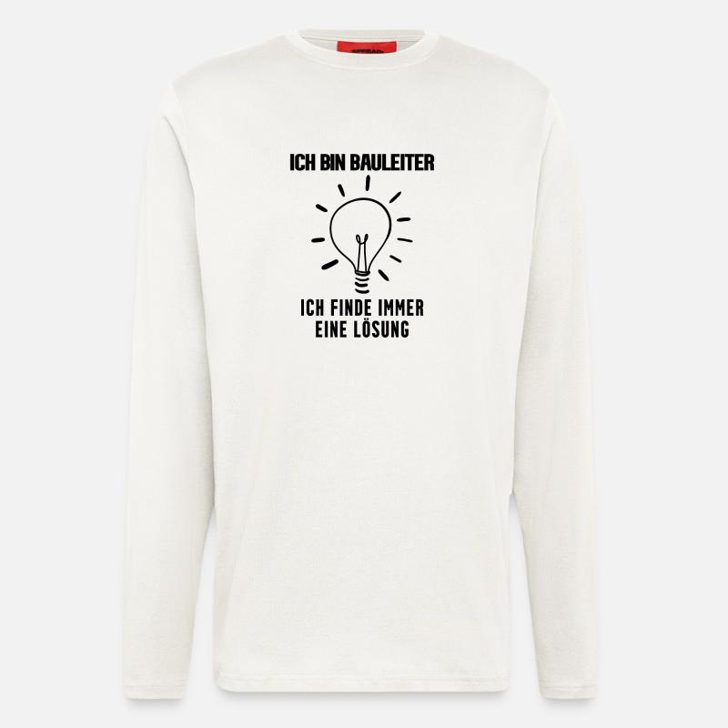 Bauleiter - Langarmshirt - made by SPREAD  - OFF WHITE