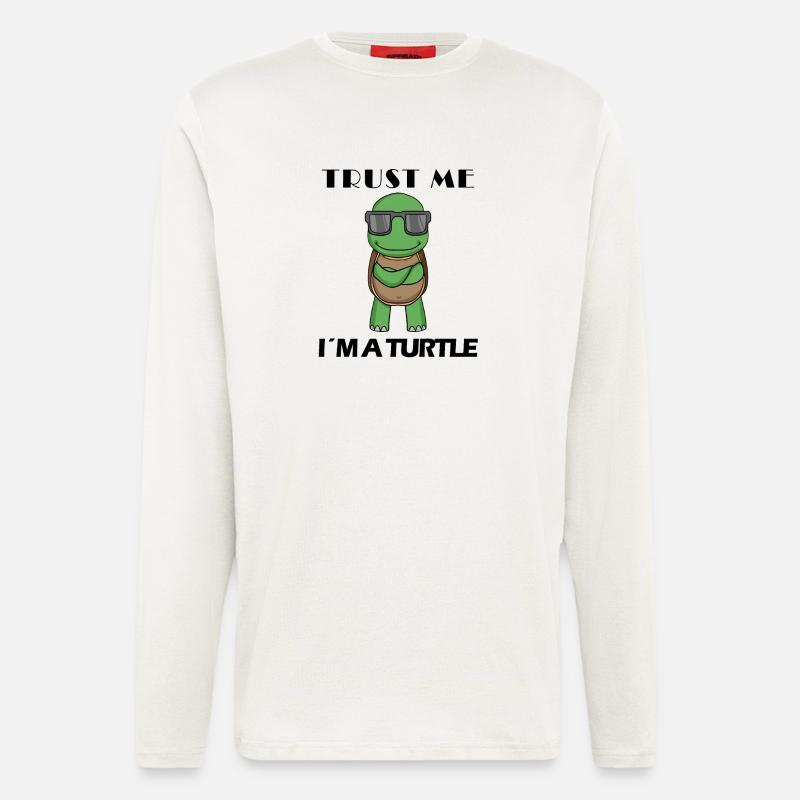 cool turtle - Longsleeve - made by SPREAD - OFF WHITE