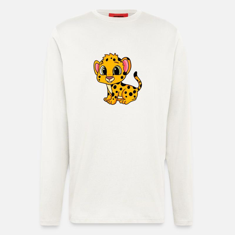 Cheetah - Longsleeve - made by SPREAD  - OFF WHITE