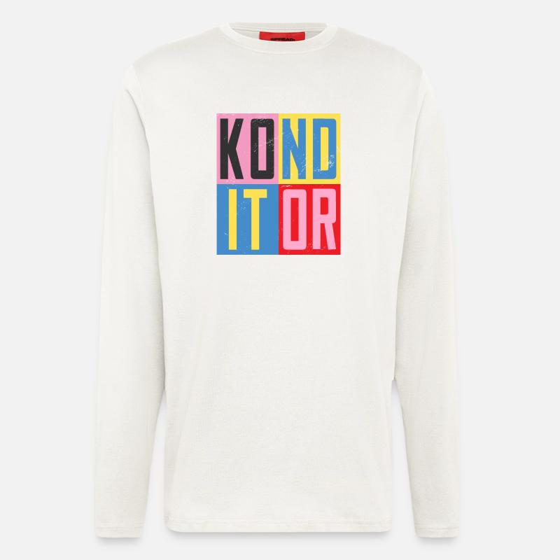 Konditor Design - Langarmshirt - made by SPREAD  - OFF WHITE