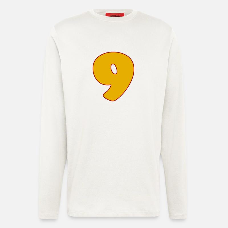NINE - 9 - Longsleeve - made by SPREAD  - OFF WHITE