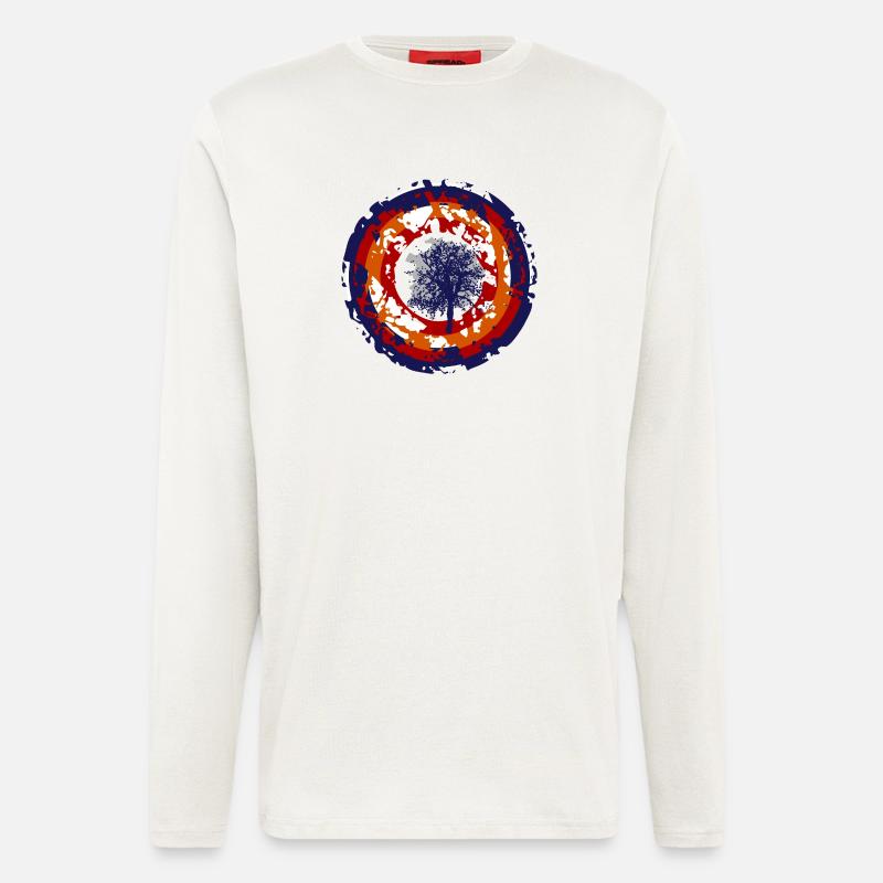 crazy bullseye - Langarmshirt - made by SPREAD  - OFF WHITE