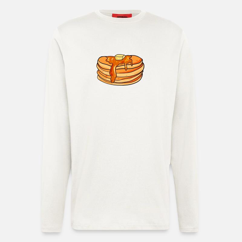 Pancake Pancakes - Langarmshirt - made by SPREAD  - OFF WHITE