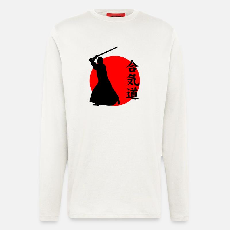 Aikido - Langarmshirt - made by SPREAD  - OFF WHITE