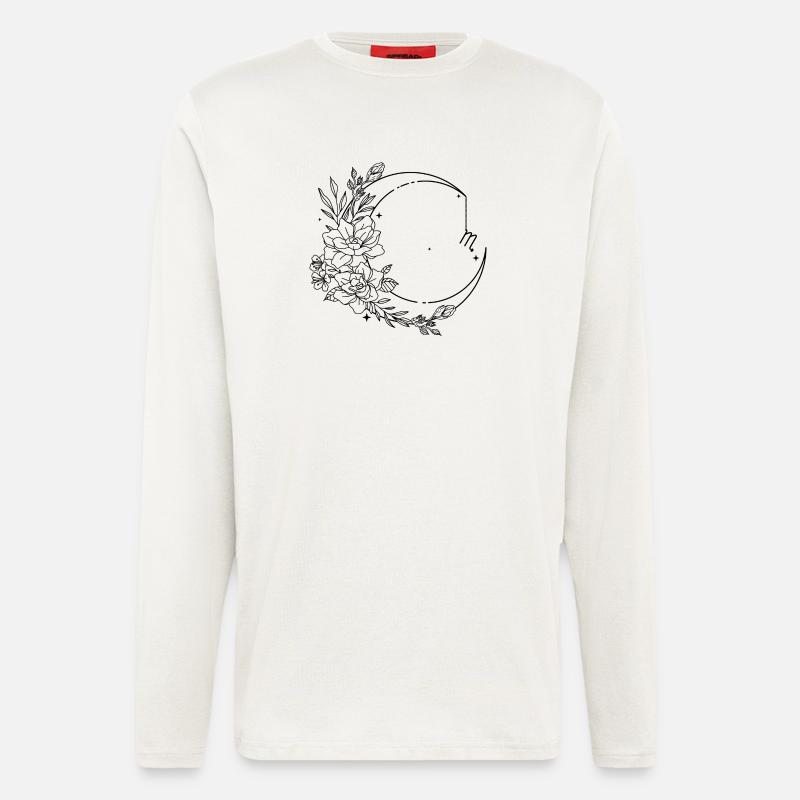Warten auf Design-Upload - Langarmshirt - made by SPREAD  - OFF WHITE