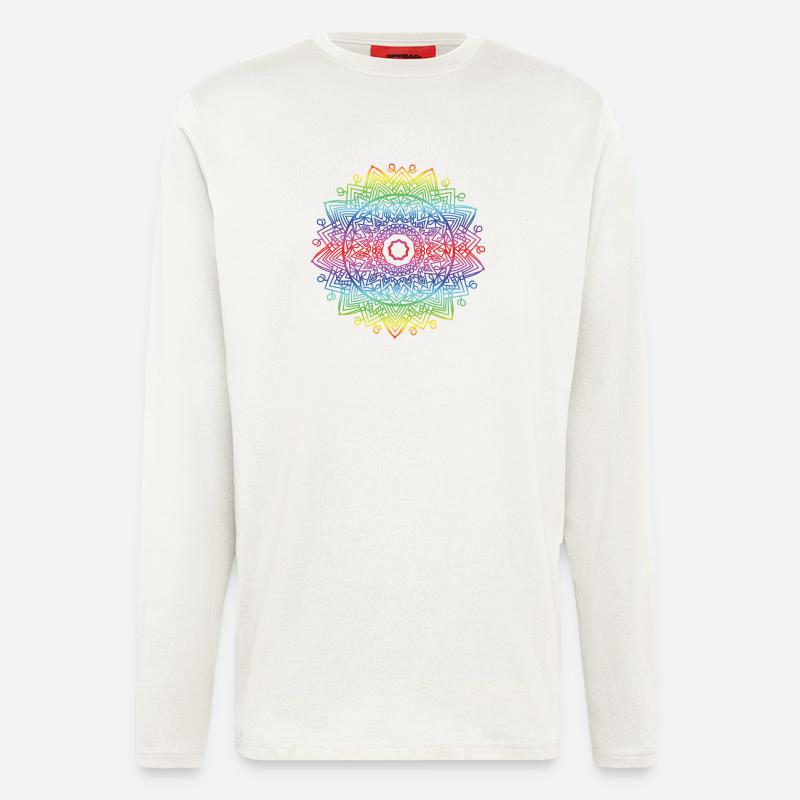 Mandala - Langarmshirt - made by SPREAD  - OFF WHITE