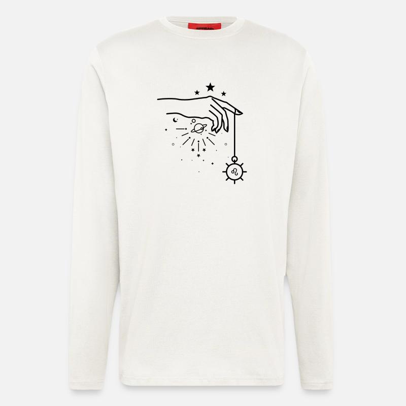 Midnight Dot Minimalist Tee - Longsleeve - made by SPREAD  - OFF WHITE