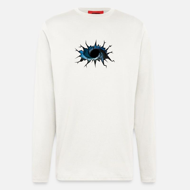 Schwarzes Loch - Langarmshirt - made by SPREAD  - OFF WHITE