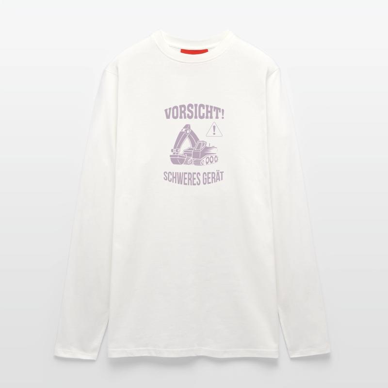 Bagger Baggerfahrer Baugeräteführer Schweres Gerät Langarmshirt - made by SPREAD 